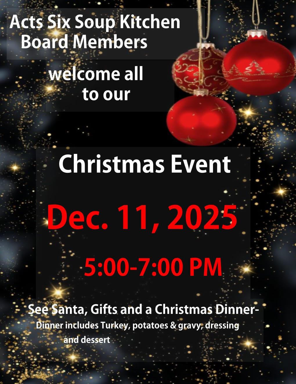 Acts Six Christmas Event